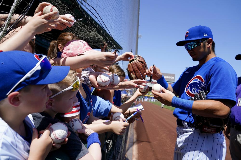 Players Signing Autographs